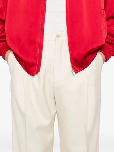 Saint Laurent Pantalon Constructio In Neutrals