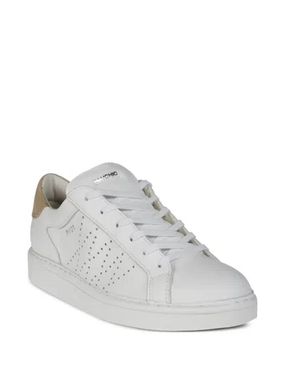 Pànchic Panchic Lace Up Shoe Leather In White