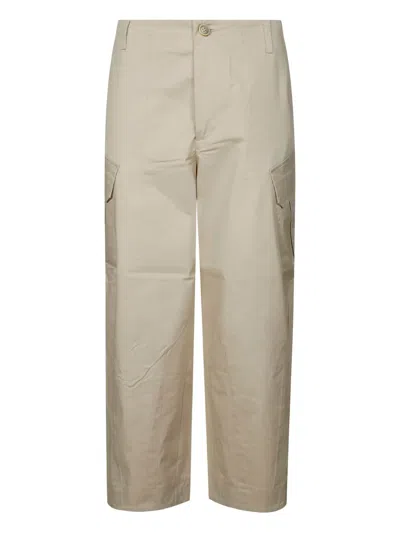 Alpha Studio Straight-leg Trousers In Neutrals