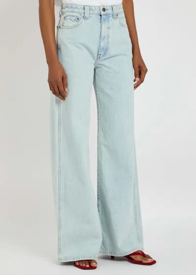 Khaite Light Blue Denim Dane Jeans<br/> In Denim
