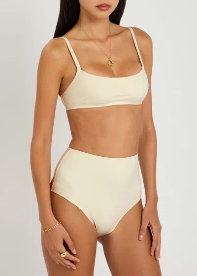 Lido Undici High Waist Bikini In Ivory