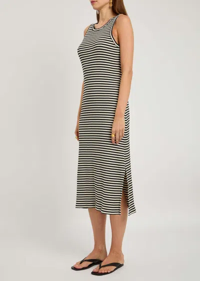 Rails Striped Tank Dress In Black And White