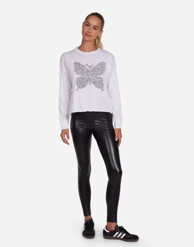 Lauren Moshi Luella Butterfly Affirmations In White