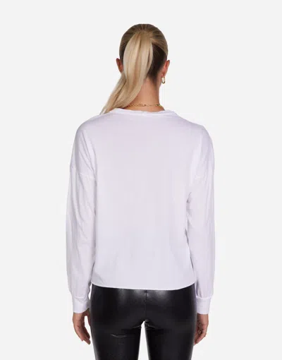 Lauren Moshi Luella Butterfly Affirmations In White