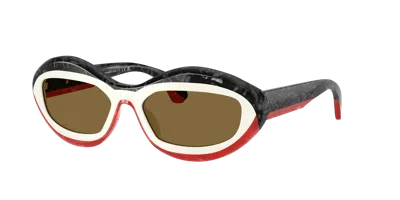 Alain Mikli Woman Sunglass A05517 In Brown