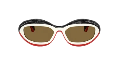 Alain Mikli Woman Sunglass A05517 In Brown