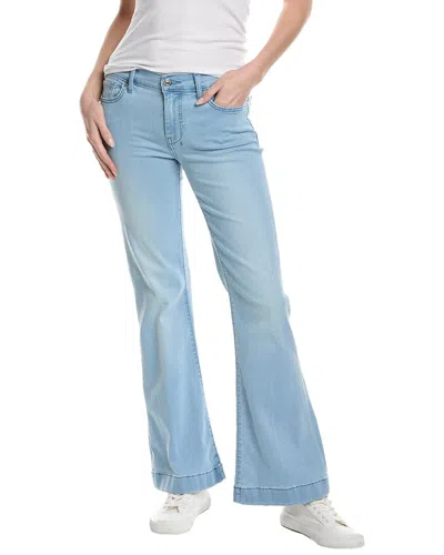 7 For All Mankind Dojo Tailorless Sirte Flare Trouser Jean In Blue