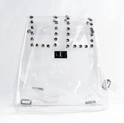 Clearly Handbags The Blair Backpack In Grey In Multi