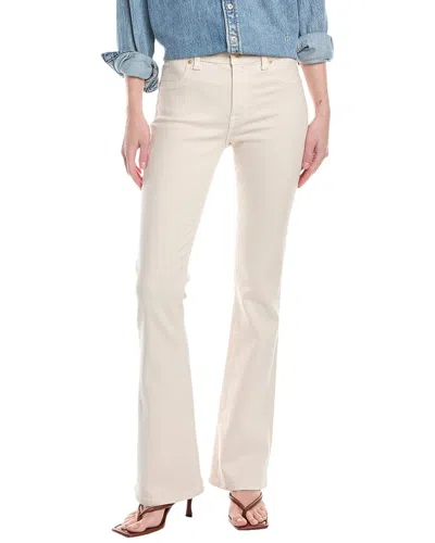7 For All Mankind Ali High-waist Eggshell Jean In White