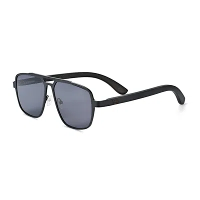 Earth Wood Avila Polarized Sunglasses In Black
