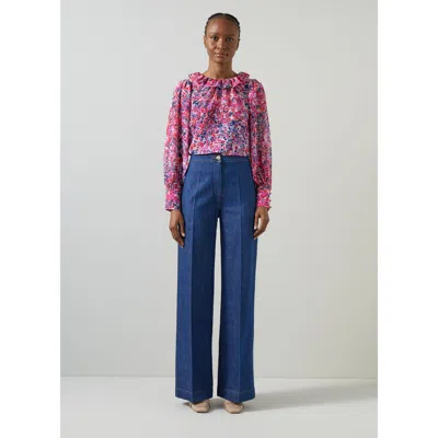 Lk Bennett Billie Trousers In Green