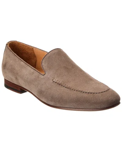 Curatore Venetian Suede Loafer In Brown