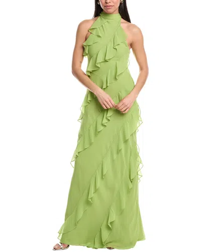Mikael Aghal Maxi Dress In Green
