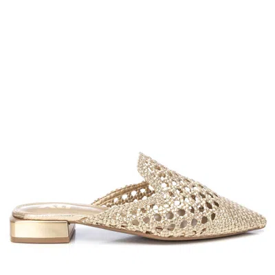 Shop Xti Women's Braided Mules By  In Gold