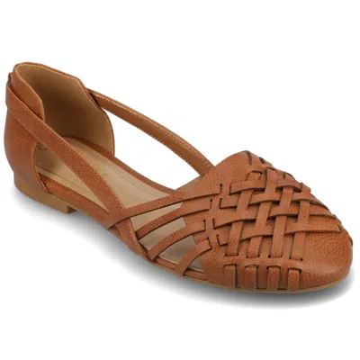 Journee Collection Journee Women's Ekko Medium And Wide Width Flat Sandals In Green