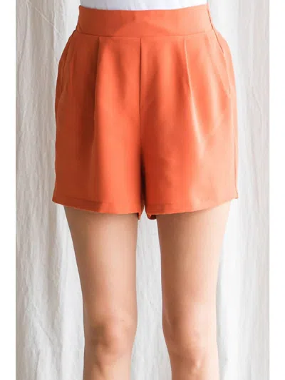 Jodifl Pull On Shorts In Amber In Brown