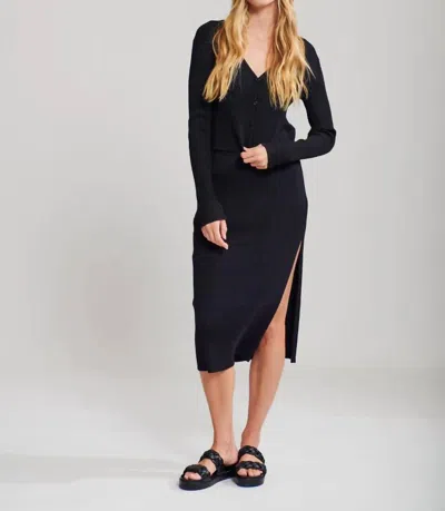 John & Jenn Parker Skirt In Black In Black