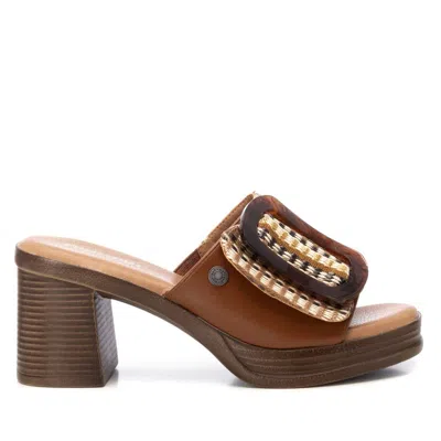 Xti Women's Fashion Heeled Sandals Refresh By  In Brown