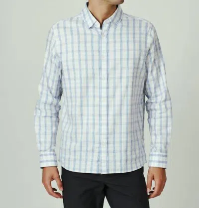 7diamonds Assisi Long Sleeve 4-way Stretch Shirt In White In White