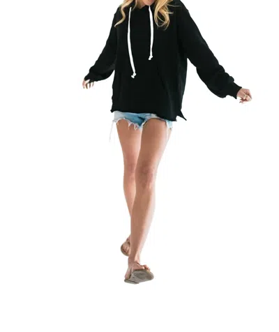 Falcon Park Clara Hoodie In Black In Black