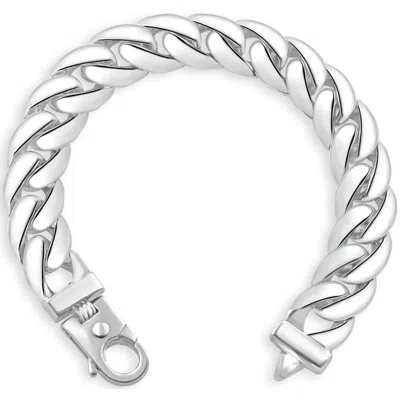 Shop Pompeii3 Men's 14k Gold (124gram) Or Platinum (233gram) 15mm Link Bracelet 9" In Multi