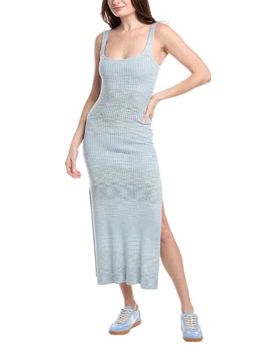 Splendid Adalyn Sleeveless Ribbed Sweater Dress In Blue