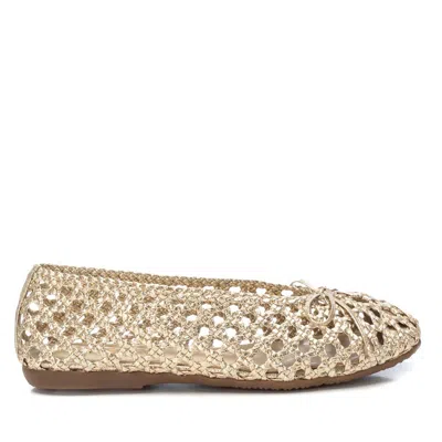 Xti Women's Braided Ballet Flats By  In Gold