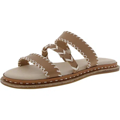 Splendid Caia Womens Padded Insole Leather Slide Sandals In Multi
