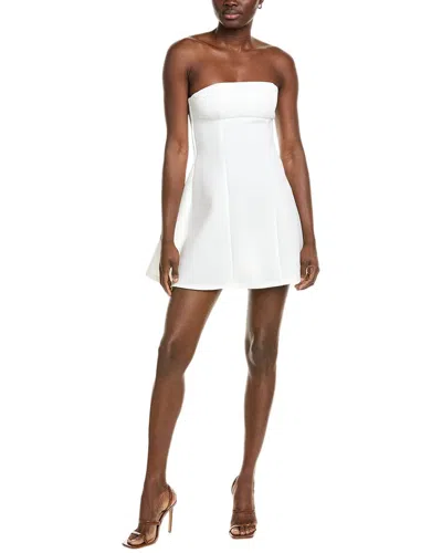 Ipponelli Strapless Mini Dress In White