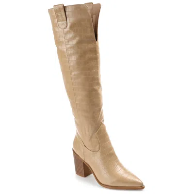 Journee Collection Foam Therese Boots In Multi