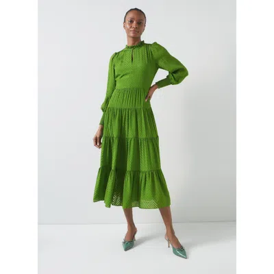 Lk Bennett Marcel Dresses In Green