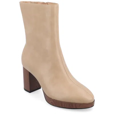 Journee Collection Romer Tru Comfort Platform Bootie In Multi