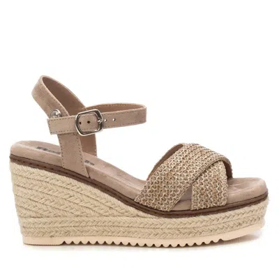 Xti Women's Refresh Wedge Sandals In Taupe In Grey