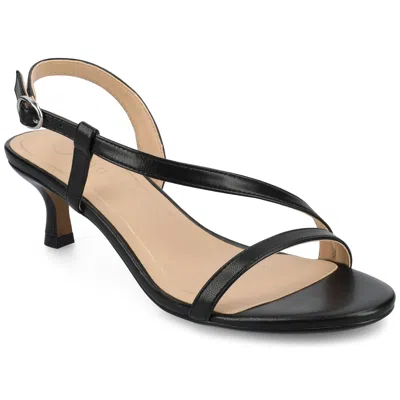 Journee Collection Jemry Kitten Heel Sandal In Black