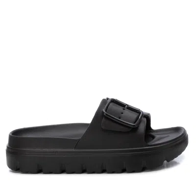 Xti Women's Pool Side Slide Sandals Refresh By  In Black