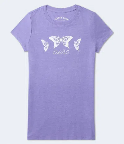 Aéropostale Butterflies Graphic Tee In Multi