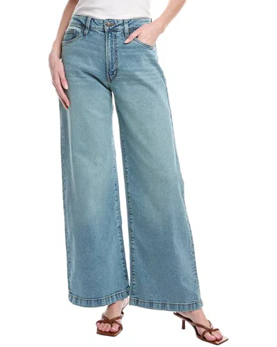 Shop Hudson Jolene Risque Wide Leg Jean In Blue