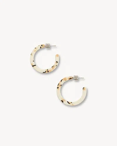 Machete Mini Hoops In Terrazzo In Multi