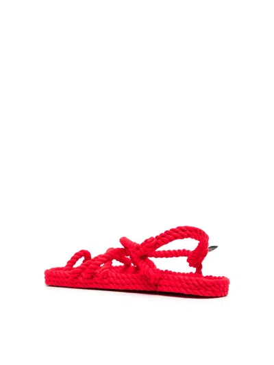 Nomadic State Of Mind Toe Joe Sandal Shoes In Red