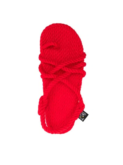 Nomadic State Of Mind Toe Joe Sandal Shoes In Red