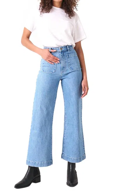 Rolla's Sailor Jean Pants In Lily Blue In Multi