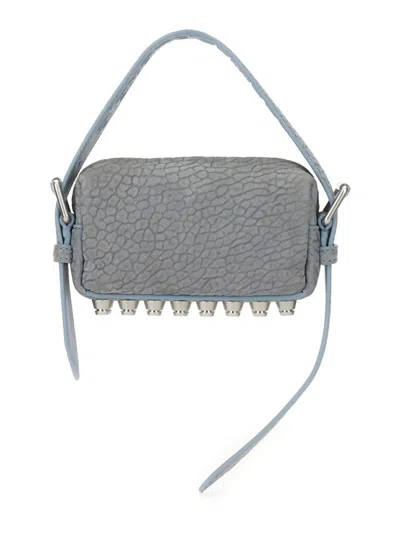 Alexander Wang "rich Mini" Shoulder Bag In Blue