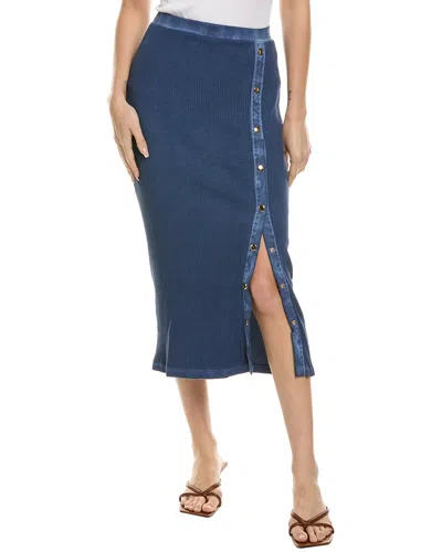 Nation Ltd Cala Midi Skirt In Blue