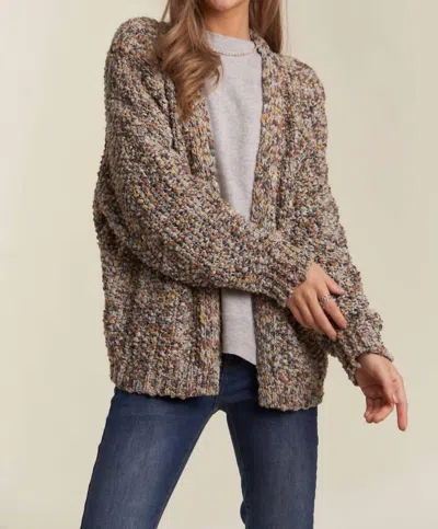 Adora Sweater Cardigan In Multi Color In Multi