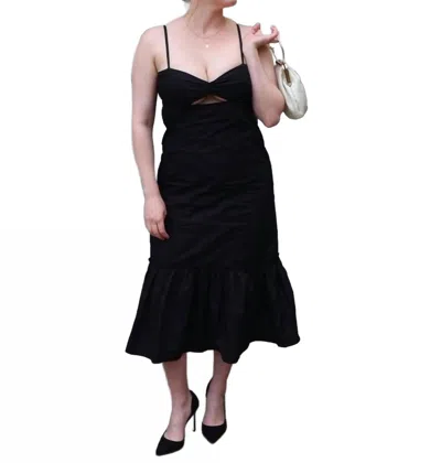 Lusana Alita Dress In Black In Black