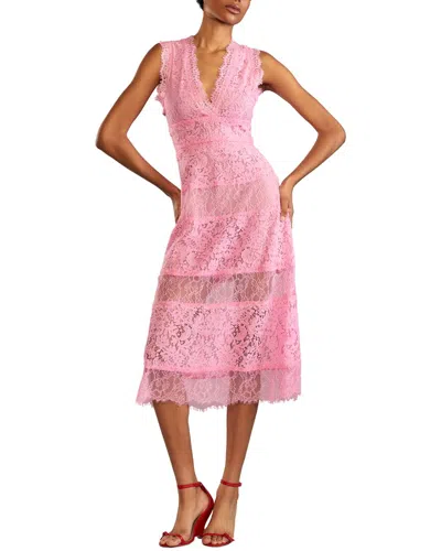 Cynthia Rowley Audrey Lace Dress In Pink