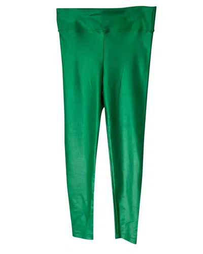 Koral Lustrous Leggings In Green Polyester In Green