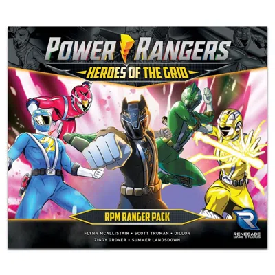 Renegade Game Studios Power Rangers Heroes Of The Grid Rpm Ranger Pack Board Game