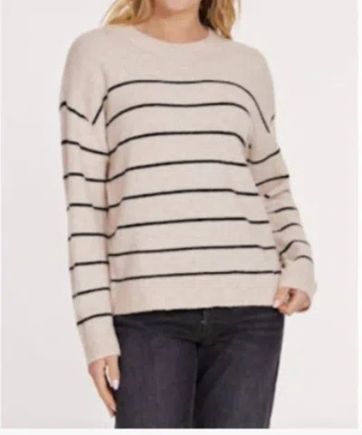 Mod-o-doc Cropped Crew Sweater In Chai In Brown