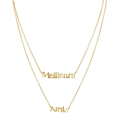 Machete Meilleurs Amis / Best Friend Necklace In Gold In Gold